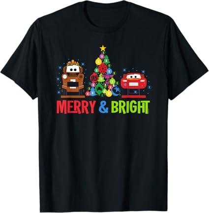 And Pixars Cars Christmas Holiday Nutcrackers TShirt Black Size S 4XL S