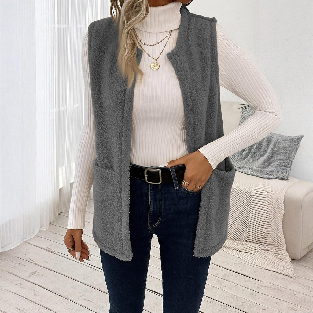 Women's Fashion Coat Loose Solid Color Cardigan Sweater