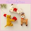Easter Holiday Reindeer Decor With Realistic Craftsmanship For Seasonal Christmas And Gift Use