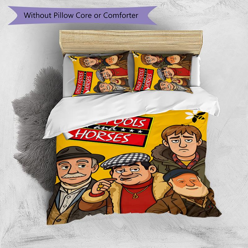 Only Fools and Horses 3pcs Bedding Set Duvet Cover Closure Includes 1 Duvet Cover & 2 Pillowcases for All Seasons Bedroom Home Dorm Decor