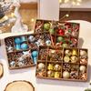 Christmas Tree Ornaments Set - 24 Pcs Xmas Decorations with Balls, Bells, Pinecones & Drums Festive Decor