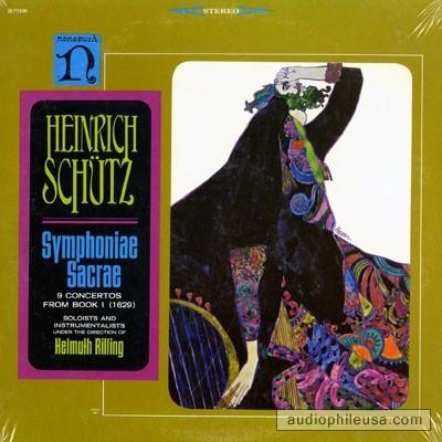

LP Record HEINRICH SCHUTZ SOLOISTS INSTRUM Symphoniae Sacrae 9 Concertos From H71160 NONESUCH 1966 US Classical Used