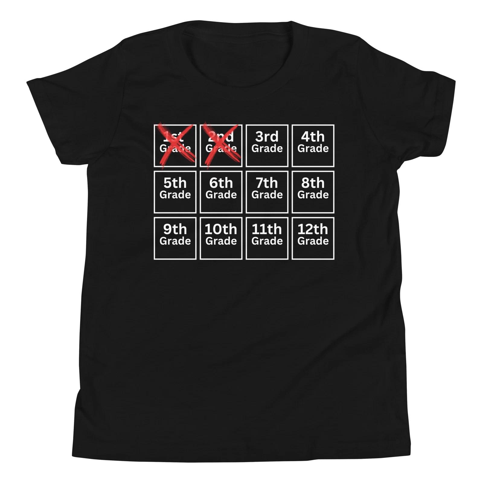 3rd Grade Back to School First Day of School Boys Girls T-Shirt 100