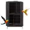 Breathable Blackout Bird Cage Cover Washable Waterproof Cover  Nighttime Cage Cover for Sleep, Parrot Cockatiel Parakeet