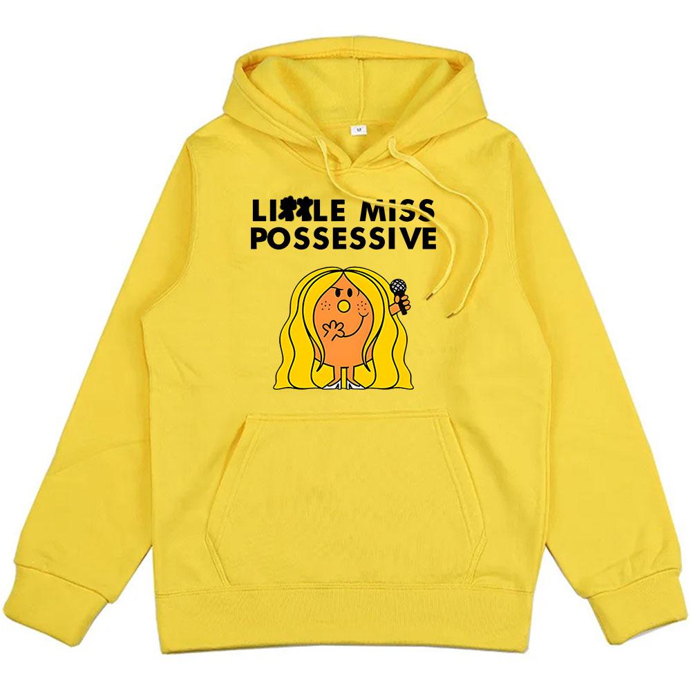 Tate McRae MISS POSSESSIVE Hoodies Cartoon Funny Graphic Printing Sweatshirts Long Sleeve Hooded Pullovers Men Women Clothing