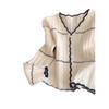 Lazy wind soft waxy sweater women's autumn and winter new loose and thin knitted sweater jacket top high-end cardigan