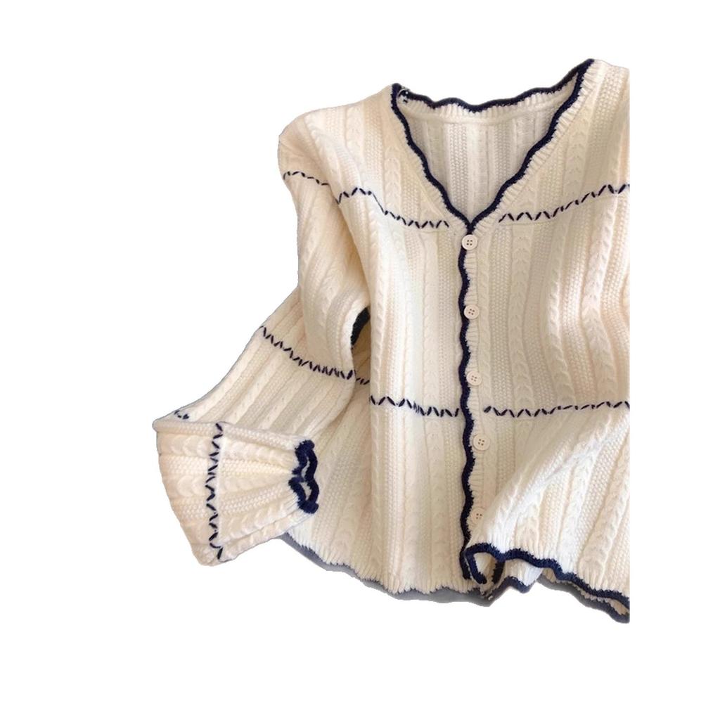 Lazy wind soft waxy sweater women's autumn and winter new loose and thin knitted sweater jacket top high-end cardigan