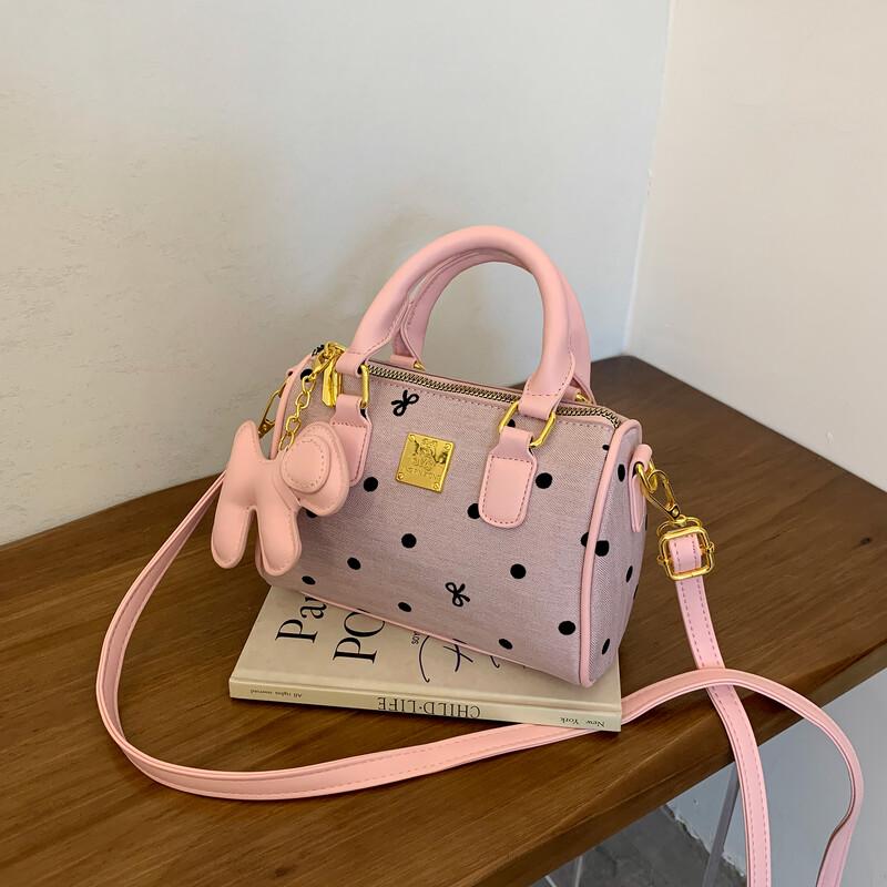 OGAR Mini Polka Dot Boston Crossbody Bag Crossbody Bag