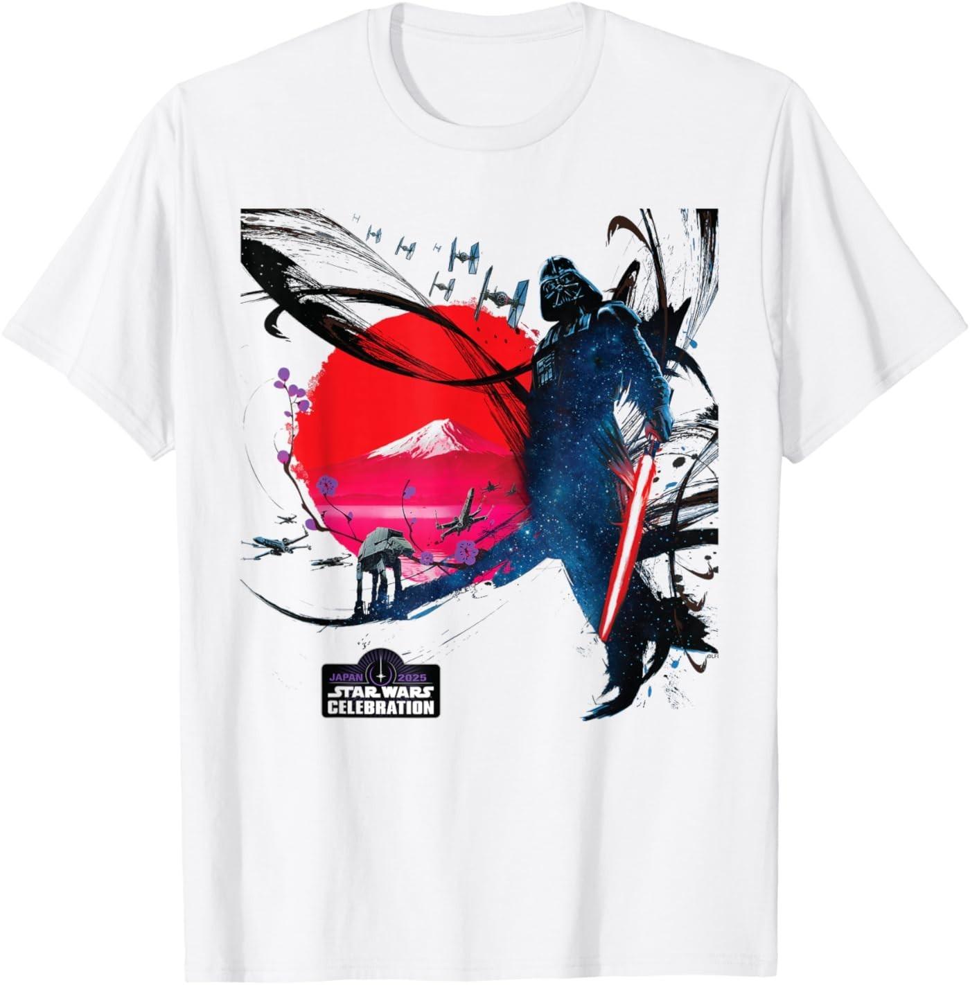 Celebration Japan 2025 Key Art Darth Vader & Logo T-Shirt S разноцветный