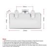 Universal Alloy Windscreen Washer Bottle Aluminium 2L Intercooler Spray Water Tank for Automotive Use