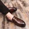 22 new leather shoes breathable youth British round head business dress leather shoes