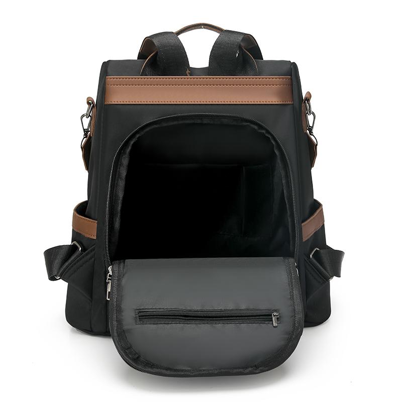 Women's Tassel Backpack Large Capacity Three-Use Shoulder Bag