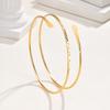 Upper Arm Cuff Bracelet for Women Minimalist Gold Plated Armband Statement Party Armlets Jewelry