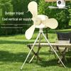 Portable USB Ceiling Fan for Dorms, Camping, and Home Use
