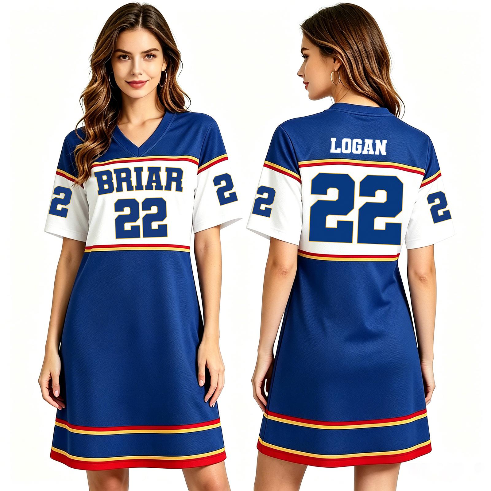 Women s V-Neck Short Sleeve Dress - Casual Sportswear Fashion Dress for Daily Wear, Tennis, and Lifestyles S