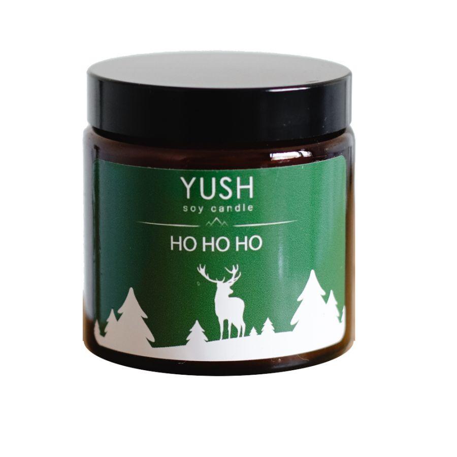 Ho ho ho! świąteczna świeca zapachowa przyprawy - yush - 120ml