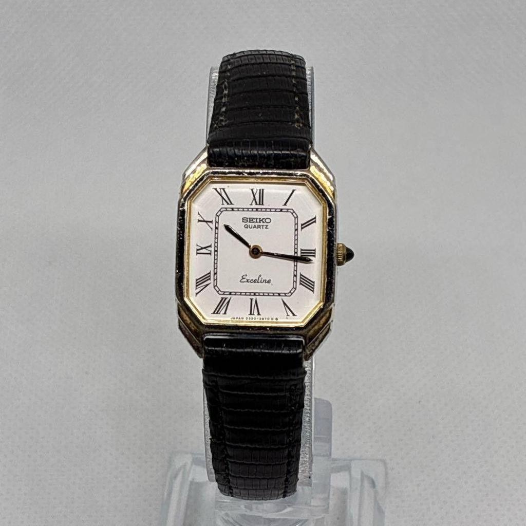 Good Working Seiko Ladies Watch Roman Numeral Octagon Excelline