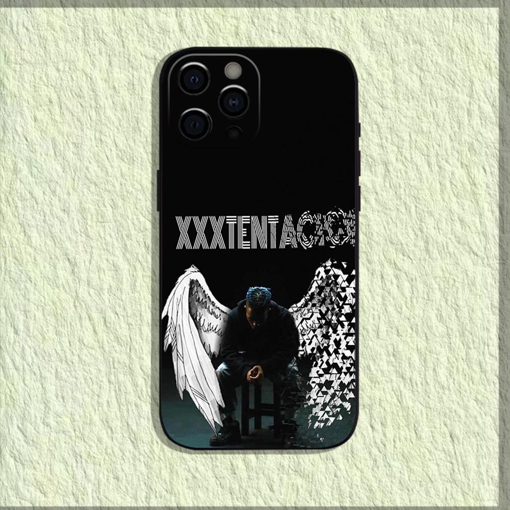 Custodia per Telefono del Rapper X-XXXTentacionS Per iPhone 16 15 14 13 12 11 Pro Max Mini X XS SE 7 8 Plus 16E Antiurto Antiscivolo Morbida