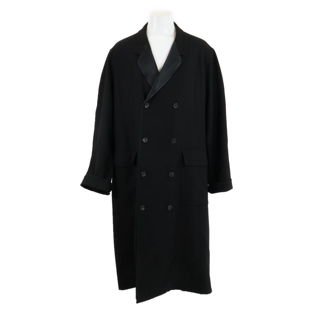 Yohji Yamamoto POUR HOMME 94AW HV-017-809 Puppet Period Wool Double Breasted Reversible coat M blackUsed