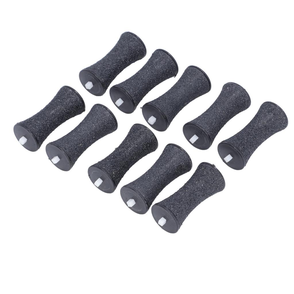10pcs Electric Callus Remover Replacement Head Black Refill Heads Electric Foot Grinder Replacement Heads for Pedi Foot File