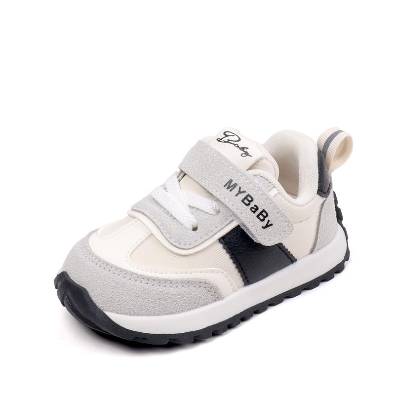 

Spring and Autumn Children Casual Sports Shoes High Quality Anti Slip Walking Shoes for Girl Boy Cute Baby Prewalker Shoes BM16 19 чёрный