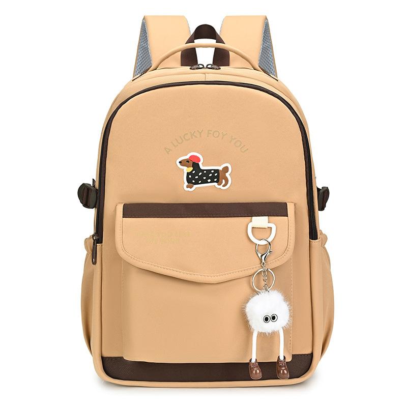 Schultasche für Mädchen, Mittelstufe, Grundschüler, 11 neue Nische, hochwertiger Doppel-Schultergurt, große Kapazität, Rückenschutz