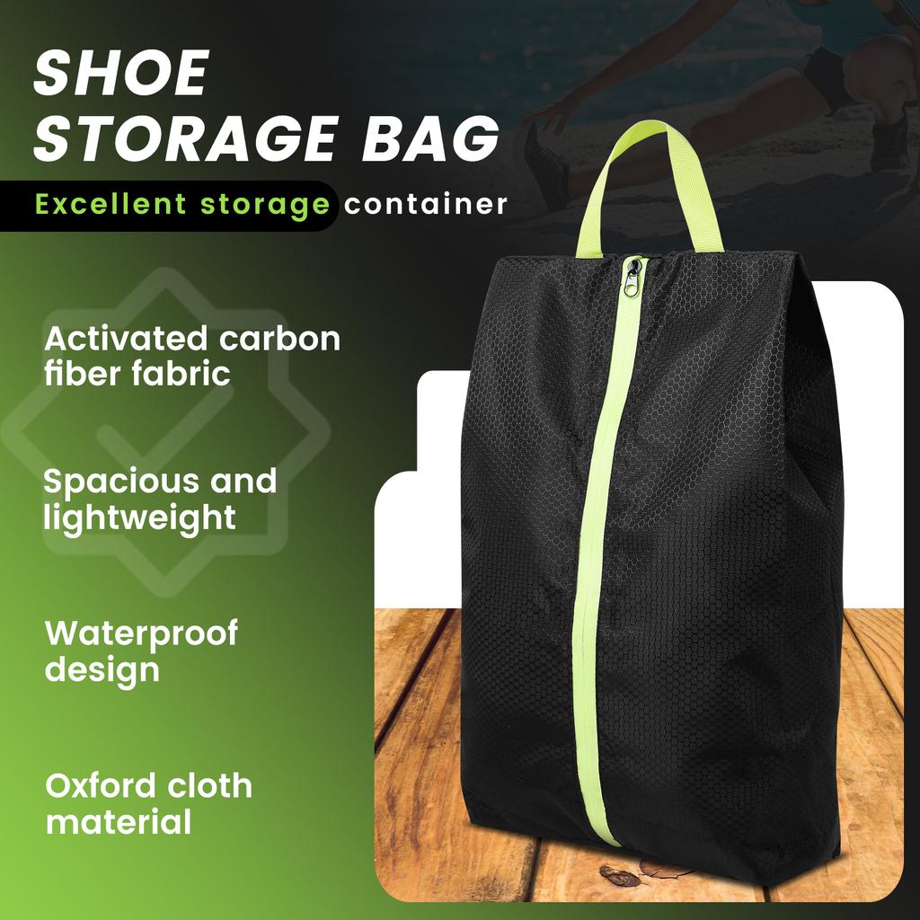 1/2Pcs Waterproof Shoes Storage Bags Oxford Cloth Portable Smell-Proof Shoe Bag with Zipper For Sports Gym Soccer Shoe Organizer
