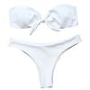 Women's Sexy Bow Tie High Cut Bandeau Bikini Set Two Piece Swimsuit
