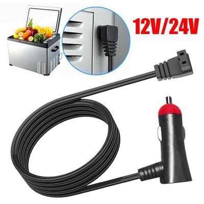 2/3/4M 12V/24V כבל חשמל למקרר לרכב מקרר מקפיא תקע מאריך כבל מתח 16 AWG