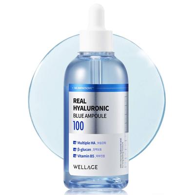 WELLAGE Real Hyaluronic Blue Ampule 100 100mL