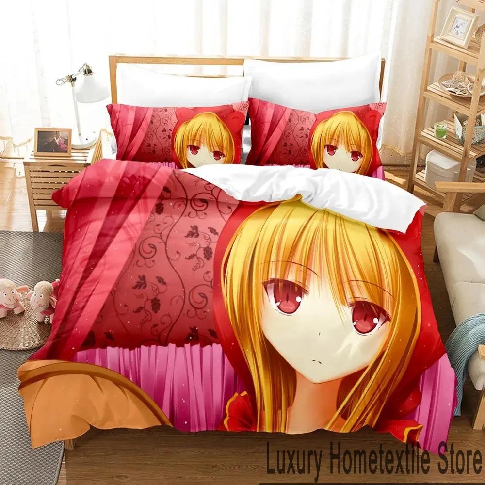 Anime The Pet Girl of Sakurasou Mashiro Shiina Bedding Set Boys Girls Twin Queen King Size Duvet Cover Pillowcase Bed boys Adult