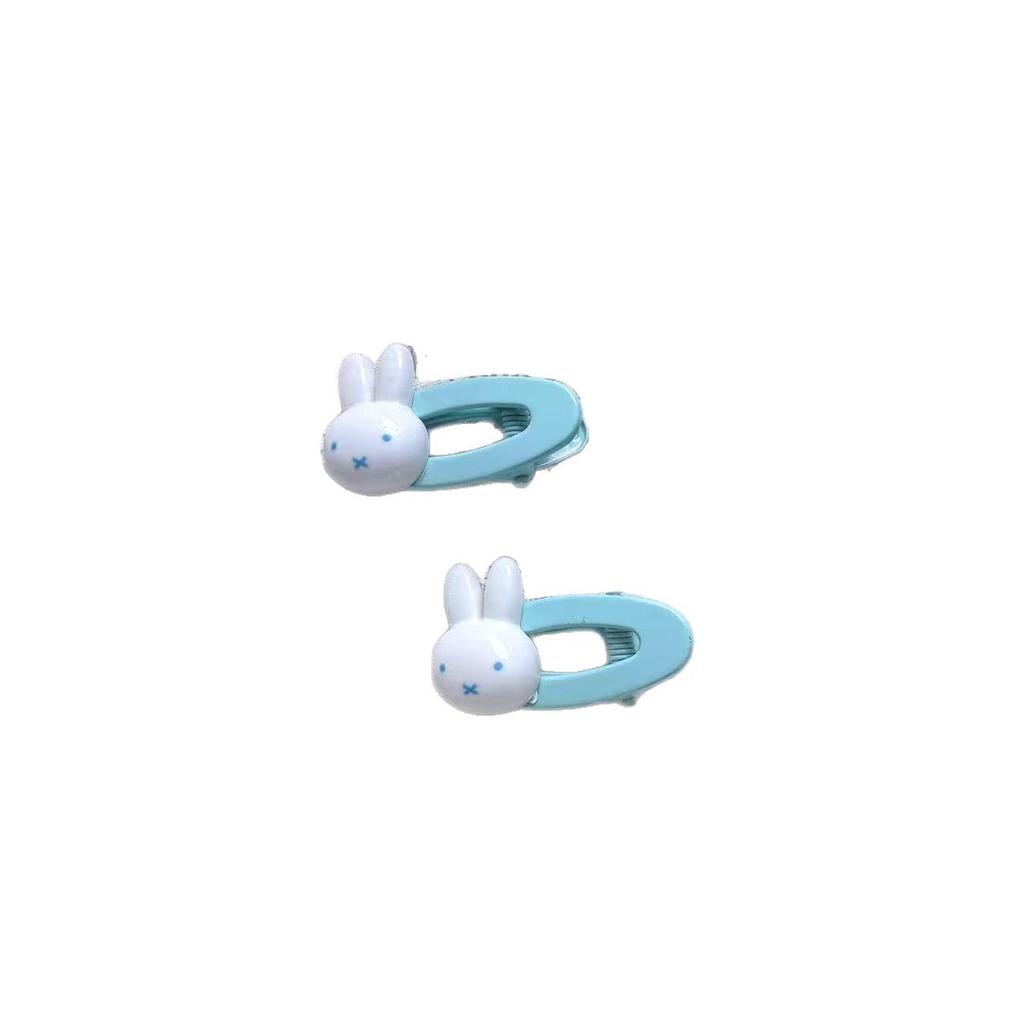 Cute Miffy Oval Hair Clip - Sweet Cartoon Side Bangs Accessory
