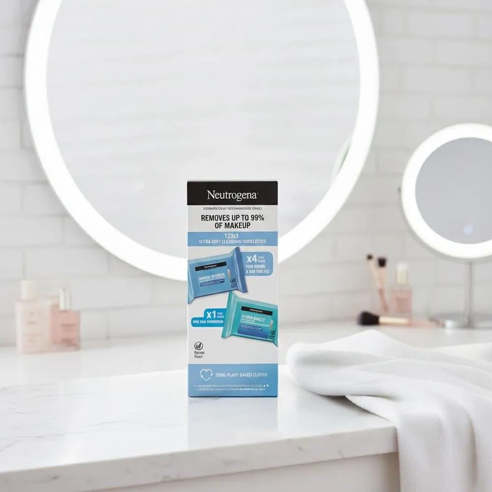 Neutrogena Makeup Remover Cleansing Tissues 25 Sheets x 5 Pack Set