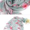 Fashion Summer Women Floral Print Scarf Lightweight And Elegant Women Luxury Beach Scarf Silk Scarf