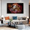 Indian Couple Krishna and Radha Art Canvas Paintings Morden Posters Prints Wall Art Picture for Living Room Wall Decor Cuadros