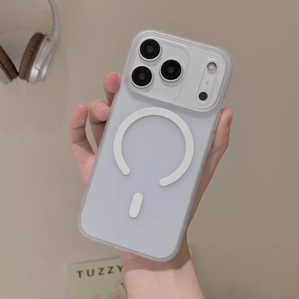 

Candy Color Matte Frosted Slim Cases For iPhone 17 Air 16 15 14 Plus 13 12 11 Pro Max Hard PC Wireless Charging Shockproof Cover iPhone 11 Pro