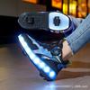 Children's Runaway Shoes Roller Skating Boys' Shoes Double-wheel Runaway Shoes Student Light Skates Shoes with Wheels