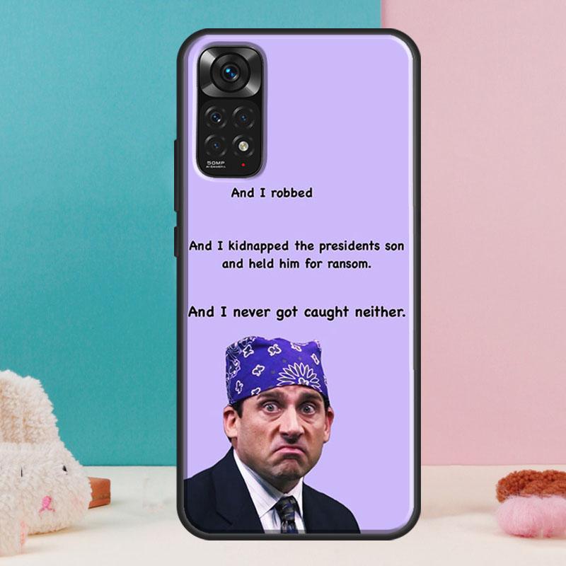 Michael Scott The Office Case For Xiaomi Redmi Note 14 13 Pro 12 11 9 10 9S 10S 11S 12S Redmi 14C 13C 10C 12C Cover