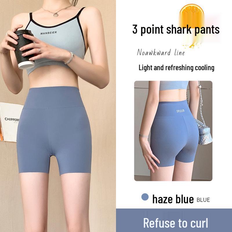 Women's High-Waist Tummy Control Shark Pants - Comfortable, Versatile, Hip-Lifting, Three-Quarter Base Layer for Summer 2026