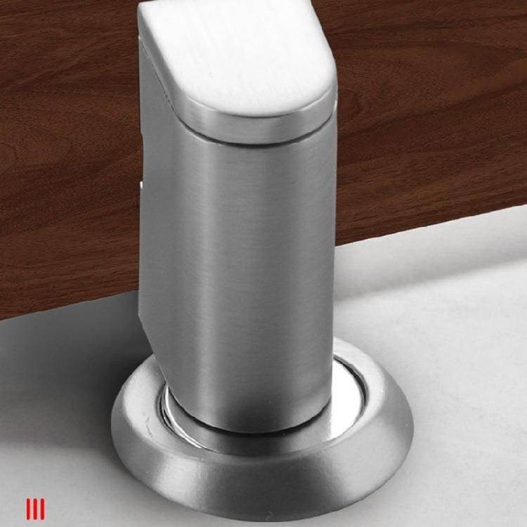 Floor Mounted Door Stop Anticollision Magnetic Door Stoppers Adjustable Bedroom Door Stop Wall Protector Door Accessories
