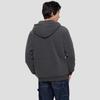 Gap Unisex Fleece Contrast Logo Loose Fit Hooded Zip-Up Hoodie