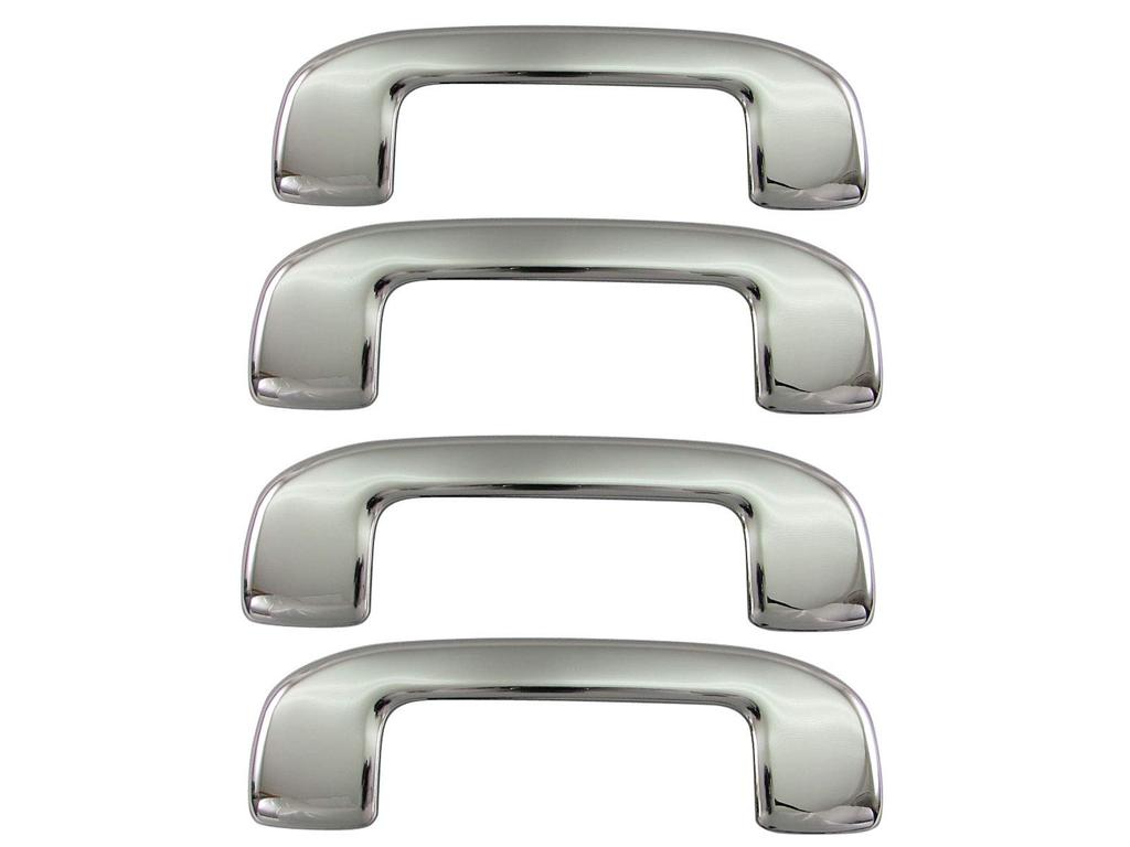 BRIGHTZ INT-GRIP-013-4PC Prius 60 61 65 Ultra Mirror Stainless Steel Plated Assist Grip Cover,