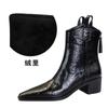 Retro 2025 Autumn Winter Short Boots for Women Mid Thick Heel Pointed Toe Knight Boots Elegant Women's Botines Feminina
