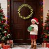 Christmas Flower Vine Reusable Bendable With Timer Christmas Decor Flower Vine Garland For Window Fence Porch Arch Mantel