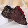 Flowers Lace Mesh Hair Band Wide Side Hollow Headwear Ins Women Lace Hairbands  Girls