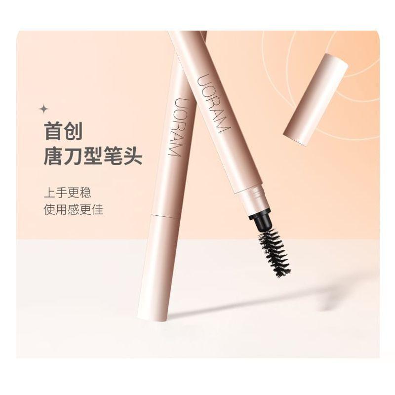 UORAM - Dual-Ended Fine Eyebrow Pen - 2 Colors