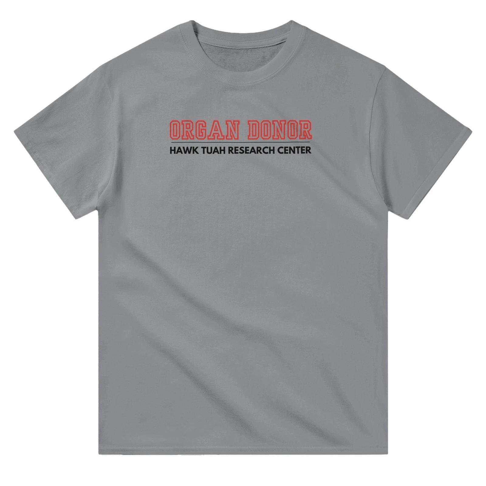 Hawk Tuah Research T-Shirt | Durable Cotton Tee with Seamless Design XS