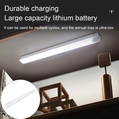 10/20/30CM LED PIR Hareket Sensörlü Işık USB Şarj Edilebilir Kablosuz Gece Lambası Yatak Odası Mutfak Dolabı Gardırop Merdiven Boşluğu Koridor Ultra İnce Lamba