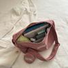 Simple casual commuter messenger dumpling bag corduroy bag foreign style new large capacity portable shoulder bag