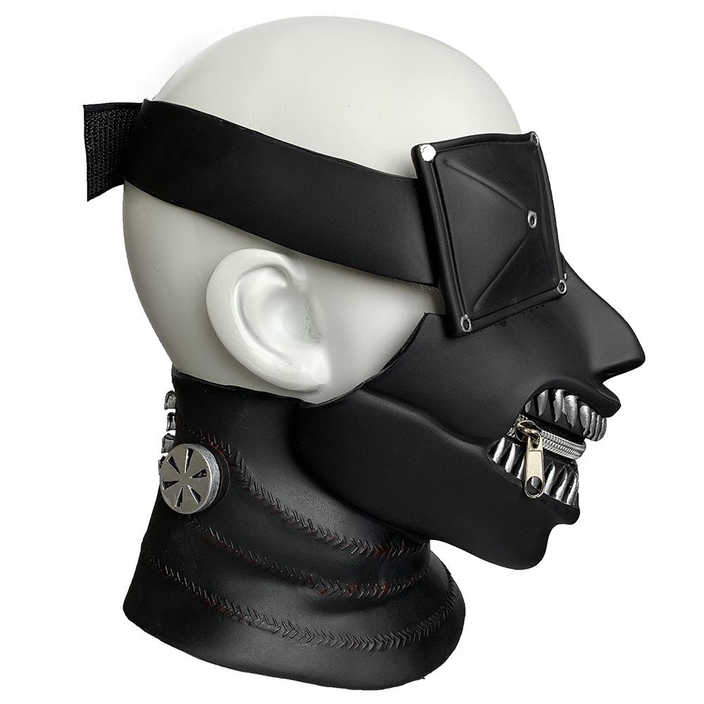 Halloween Tokyo Ghoul Kaneki Ken Maschera in PVC da Ghoul Mascherato, Maschera da Vampiro Cos Anime Oggetti di scena per Live Streaming